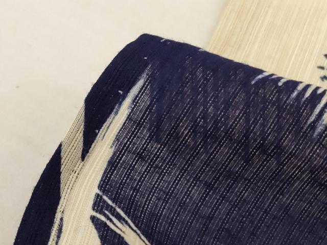 平和屋着物*夏物 小紋 浴衣兼用 麻の葉文様 AABJ6390jd