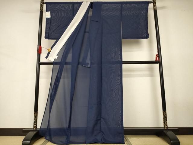 平和屋着物*夏物 色無地 絽 褐返色 洗える着物 未使用 AABJ6419jd