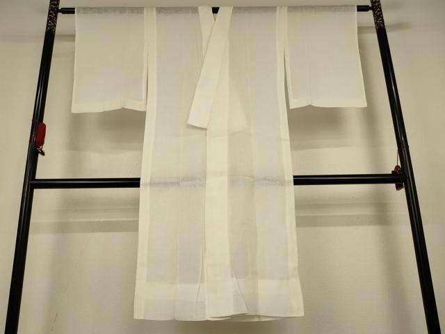 平和屋着物*夏物 長襦袢 流水紋紗 生成り色 麻 AABJ6435jd