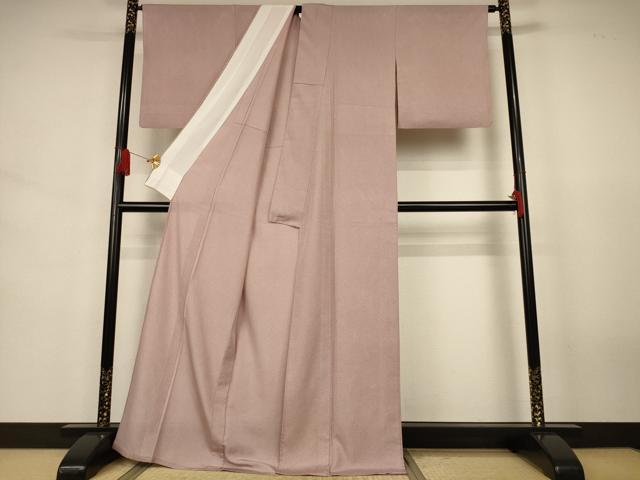 平和屋着物*夏物 江戸小紋 絽 大小あられ 両面染め 正絹 逸品 AABJ6456jd