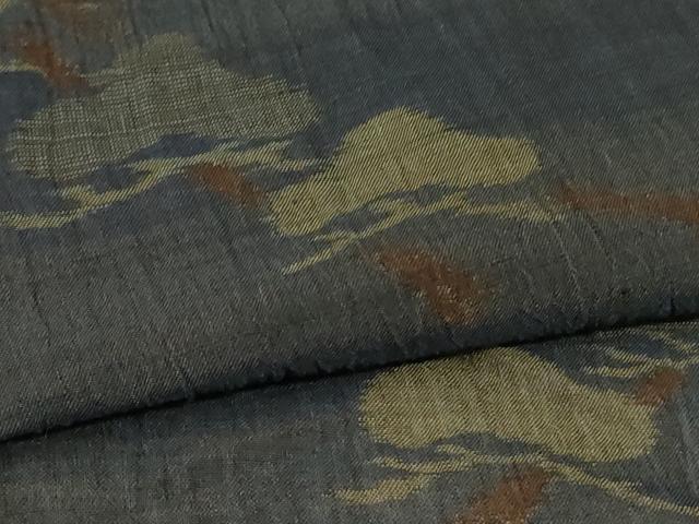 平和屋着物*夏物 小千谷ちぢみ 松 麻 逸品 AABJ6476jd