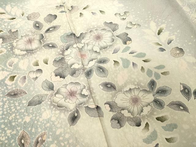 平和屋着物●訪問着 辻が花 舞花文 暈し染め 正絹 逸品 AABJ6502ck