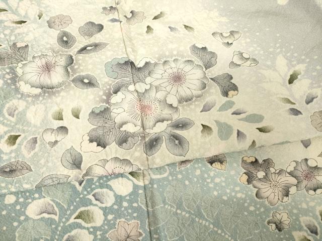 平和屋着物●訪問着 辻が花 舞花文 暈し染め 正絹 逸品 AABJ6502ck