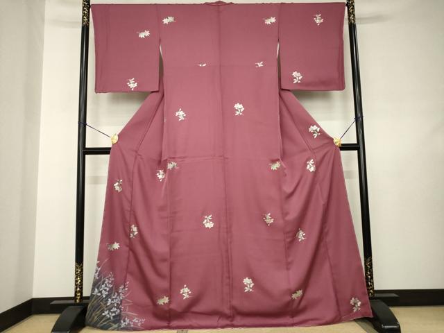 平和屋着物●訪問着 舞花文 金彩 正絹 逸品 AABJ6520ck