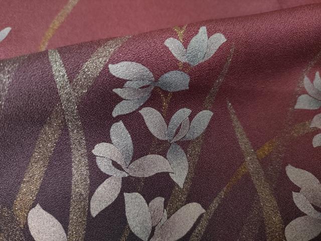 平和屋着物●訪問着 舞花文 金彩 正絹 逸品 AABJ6520ck