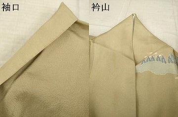 平和屋着物●訪問着 友禅 風景文 暈し染め 正絹 逸品 AABJ6527ck