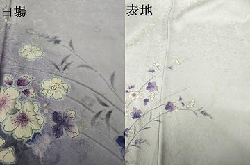 平和屋着物●越後十日町の一流染匠 桐屋・翠山工房 訪問着 辻が花 絞り 草花文 暈し染め やまと誂製 正絹 逸品 AABJ6529ck