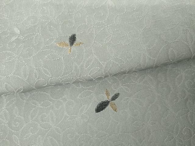 平和屋着物●上質な小紋 舞花文 金糸 そごう扱い 正絹 逸品 AABJ6565cs