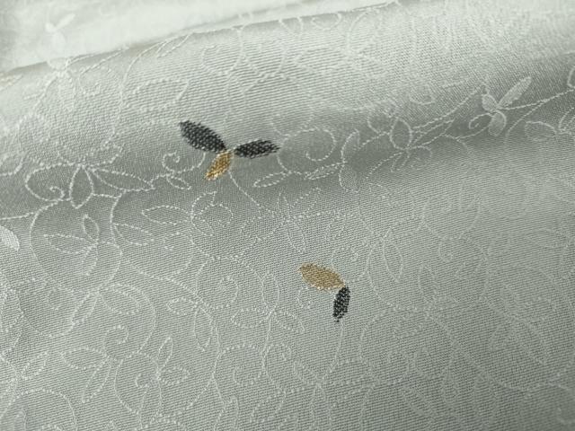 平和屋着物●上質な小紋 舞花文 金糸 そごう扱い 正絹 逸品 AABJ6565cs