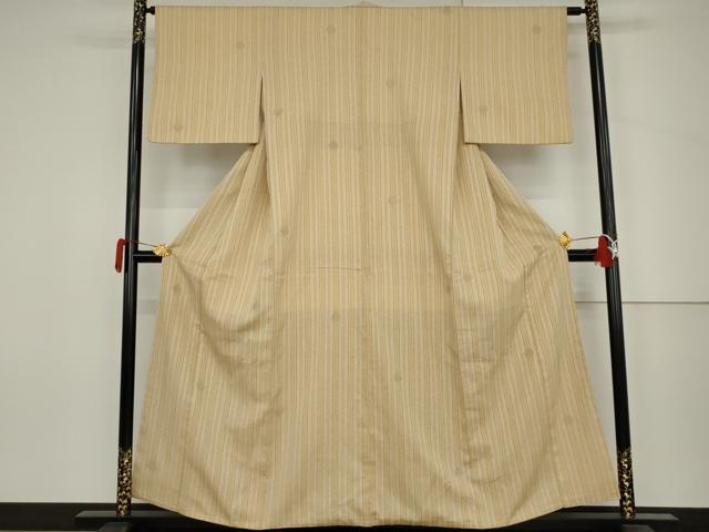 平和屋着物●お召 名物裂 金糸 正絹 逸品 AABJ6605cs