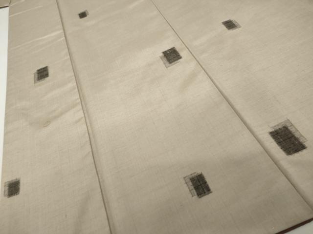 平和屋着物●上質な紬 色紙重ね文 正絹 逸品 AABJ6616cs