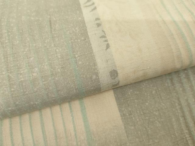 平和屋着物●上質な紬 市松文様 正絹 逸品 AABJ6626cs