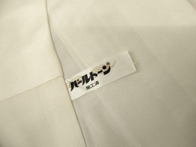 平和屋着物●上質な紬 市松文様 正絹 逸品 AABJ6626cs