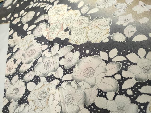 平和屋着物●訪問着 辻が花 暈し染め 正絹 逸品 AABJ6636cs