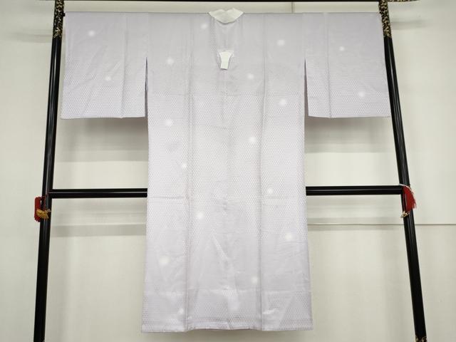 平和屋着物●長襦袢 無双仕立て 鱗地紋 ほたる暈し 正絹 逸品 AABJ6681cs