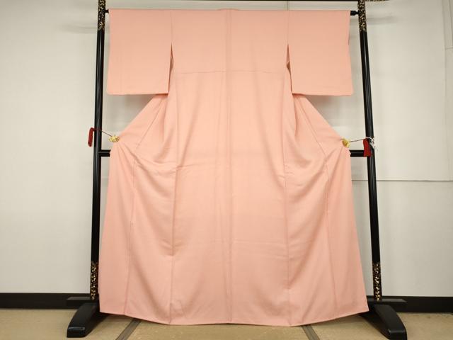 平和屋着物●上質な色無地 紋意匠 虹色 正絹 逸品 AABJ6696cs