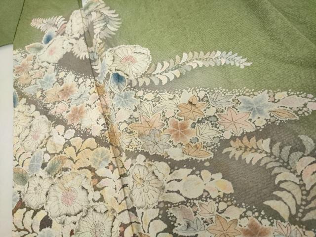 平和屋着物●訪問着 作家物 辻が花 絞り 暈し染め 正絹 逸品 AABJ6697cs