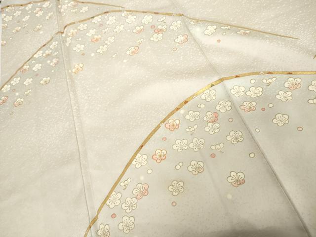 平和屋着物●銀座きしや 訪問着 駒刺繍 梅 暈し染め 金彩 正絹 逸品 AABJ6701cs