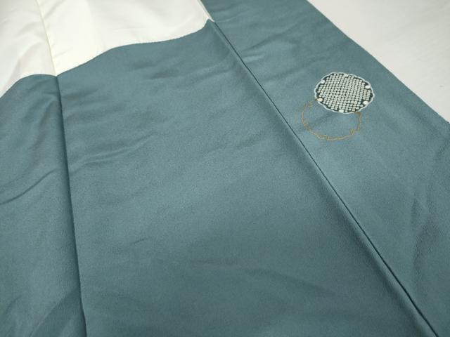 平和屋着物●訪問着 雪輪重ね文 暈し染め 金彩 鬼しぼ縮緬 正絹 逸品 AABJ6713cs