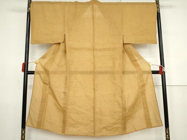 平和屋着物*夏物 男性 越後上布 十字絣 苧麻 逸品 AABJ6714cs