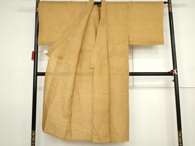 平和屋着物*夏物 男性 越後上布 十字絣 苧麻 逸品 AABJ6714cs