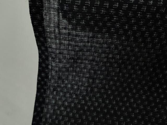 平和屋着物*夏物 男性 上布 十字絣 麻 逸品 AABJ6715cs