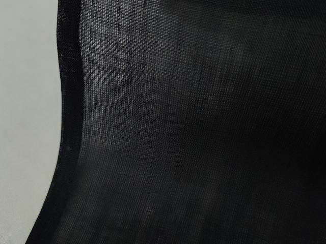 平和屋着物*夏物 男性 上布 色無地 濃鼠色 麻 逸品 未使用 AABJ6716cs