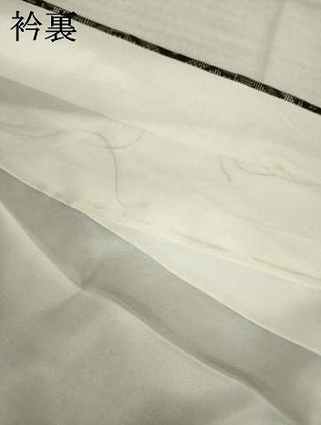 平和屋着物●本場大島紬 龍郷絣 花菱文 正絹 逸品 AABJ6726ck