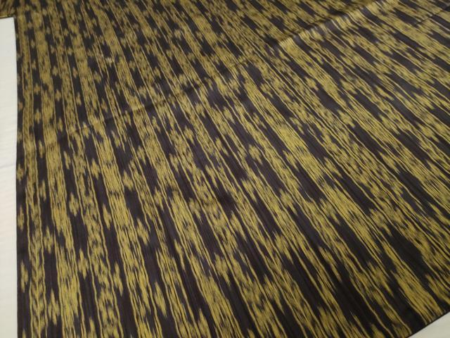 平和屋着物●お召 幾何学文様 高島屋扱い 正絹 逸品 AABJ6752ck