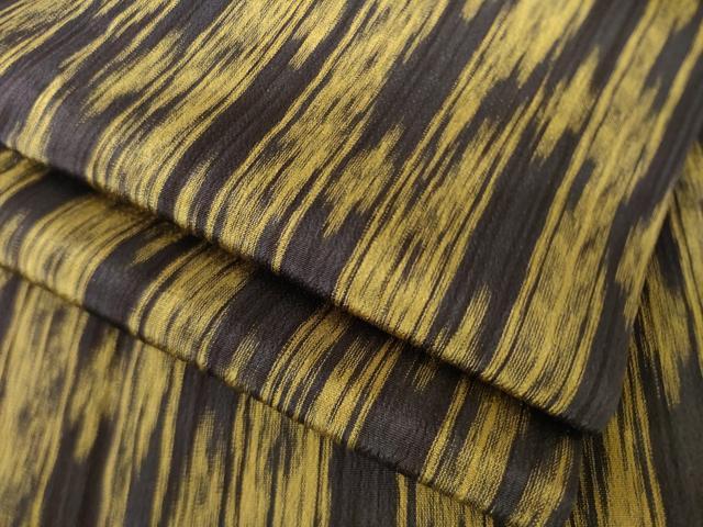 平和屋着物●お召 幾何学文様 高島屋扱い 正絹 逸品 AABJ6752ck
