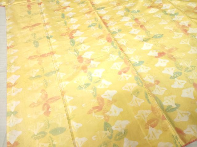 平和屋着物●本場大島紬 染大島 絞り ろうけつ染 幾何学文様 正絹 逸品 AABJ6763ck