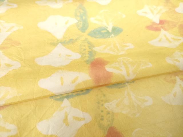 平和屋着物●本場大島紬 染大島 絞り ろうけつ染 幾何学文様 正絹 逸品 AABJ6763ck