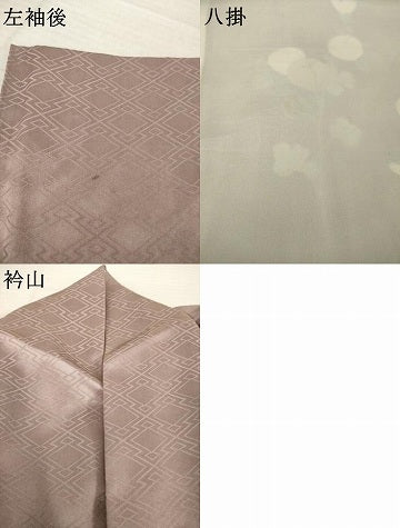 平和屋着物●訪問着 駒刺繍 光琳菊 金彩 正絹 逸品 AABJ6774ck