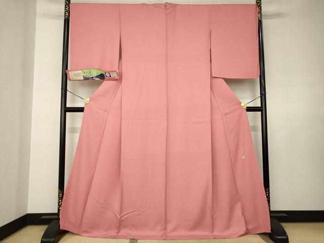 平和屋着物●江戸小紋 作家物 鮫小紋柄 証紙付き 正絹 逸品 AABJ6780ck