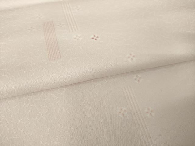 平和屋着物●小紋 短冊七宝文 洗える着物 AABJ6794ck