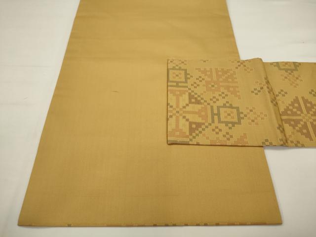 平和屋着物◎つけ帯 蜀江花文 正絹 逸品 AABJ6875pf