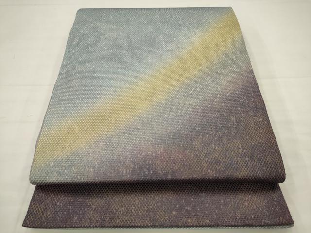 平和屋着物●太鼓柄袋帯 霞文 金糸 正絹 逸品 AABJ6912pf