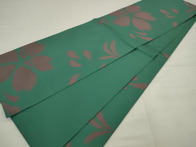 平和屋着物●世界的人形師 辻村寿三郎 ジュサブロー 六通柄袋帯 舞桜文 正絹 逸品 AABJ6947pf