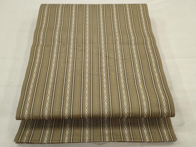 平和屋着物●本場筑前博多織 八寸名古屋帯 献上 正絹 逸品 AABJ7003pf