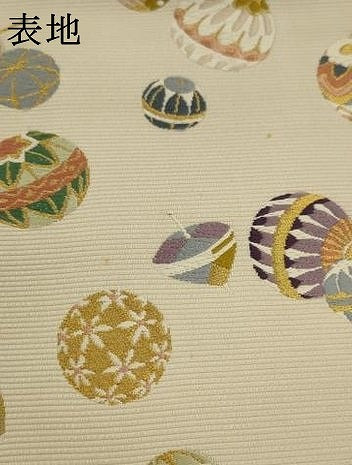 平和屋着物●西陣 山下織物謹製 六通柄袋帯 唐織 毬 駒 金糸 正絹 逸品 AABJ7043pf