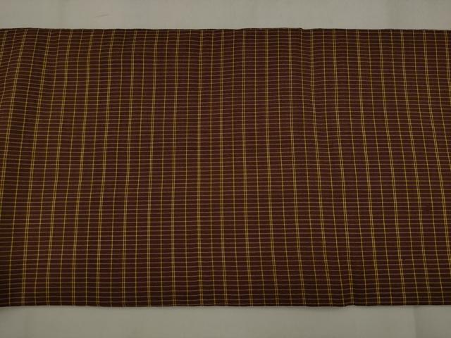 平和屋着物●全通柄九寸名古屋帯 格子 正絹 逸品 AABJ7108pf
