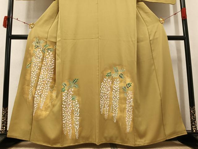 平和屋着物●訪問着 藤花房 金彩 正絹 逸品 AABJ7168ph