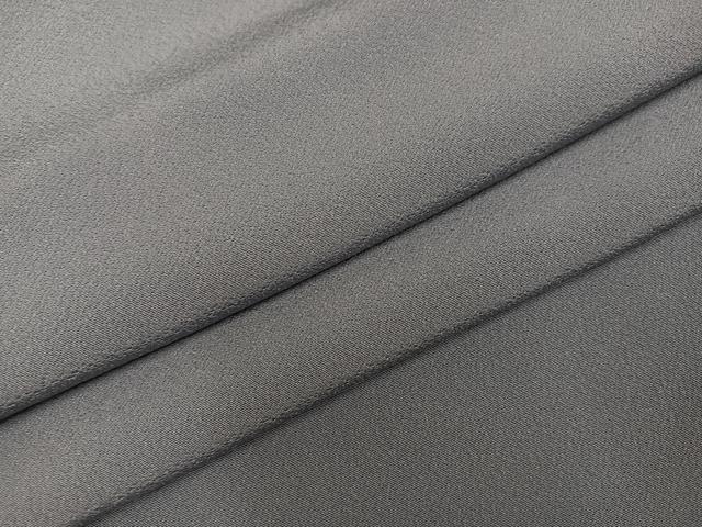 平和屋着物●上質な色無地 豆がら茶色 正絹 逸品 AABJ7182ph