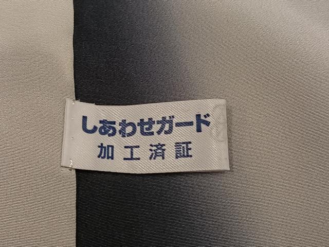 平和屋着物●上質な小紋 夜桜 黒地 正絹 逸品 AABJ7187ph
