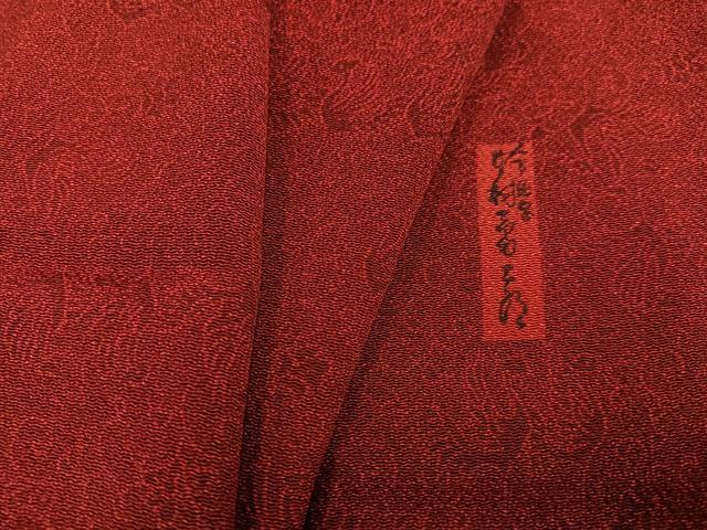 平和屋着物●重要無形文化財 人間国宝 中村勇二郎 江戸小紋 平等院鳳凰 正絹 逸品 AABJ7192ph