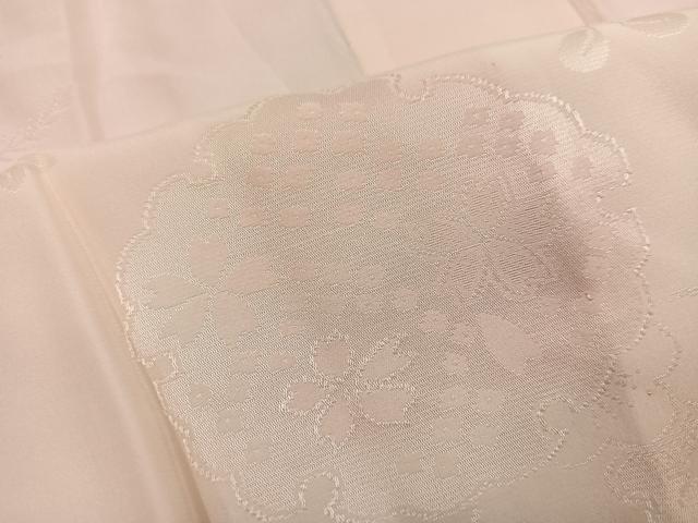 平和屋着物●振袖用長襦袢 無双仕立て 花地紋 暈し染め 正絹 逸品 AABJ7266ph
