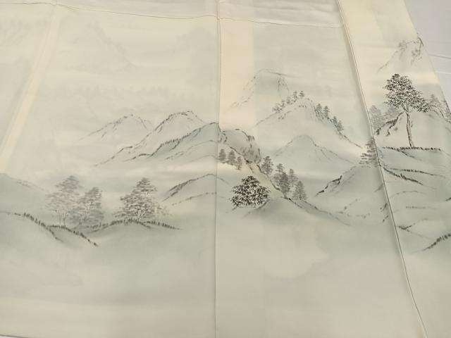 平和屋着物●訪問着 高橋一海 手描き 人物風景文 正絹 逸品 AABJ7267ph