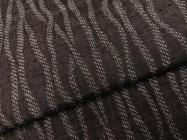 平和屋着物●上質な紬 変わり間道 正絹 逸品 AABJ7283ph