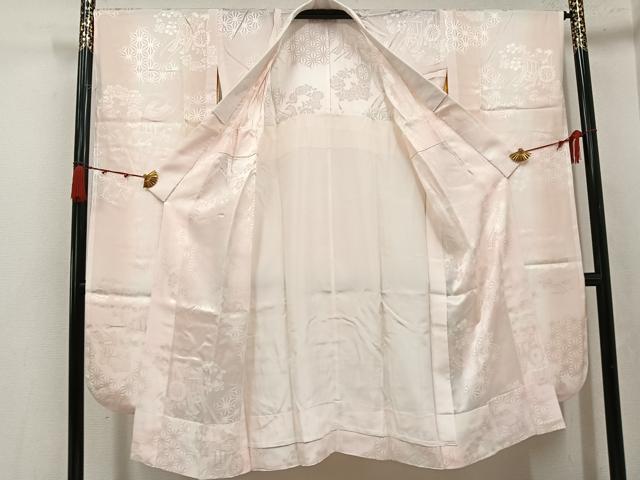 平和屋着物●豪華振袖・長襦袢(無双仕立て)セット 花尽くし 金彩 正絹 逸品 AABJ7298ph