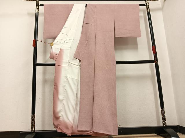 平和屋着物●伝統工芸士 橋本六郎 江戸小紋 大小あられ 正絹 逸品 AABJ7304ph